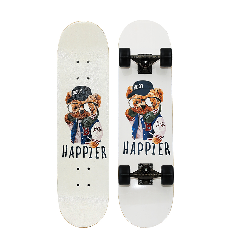 31 Inch Double Kick Skateboard
